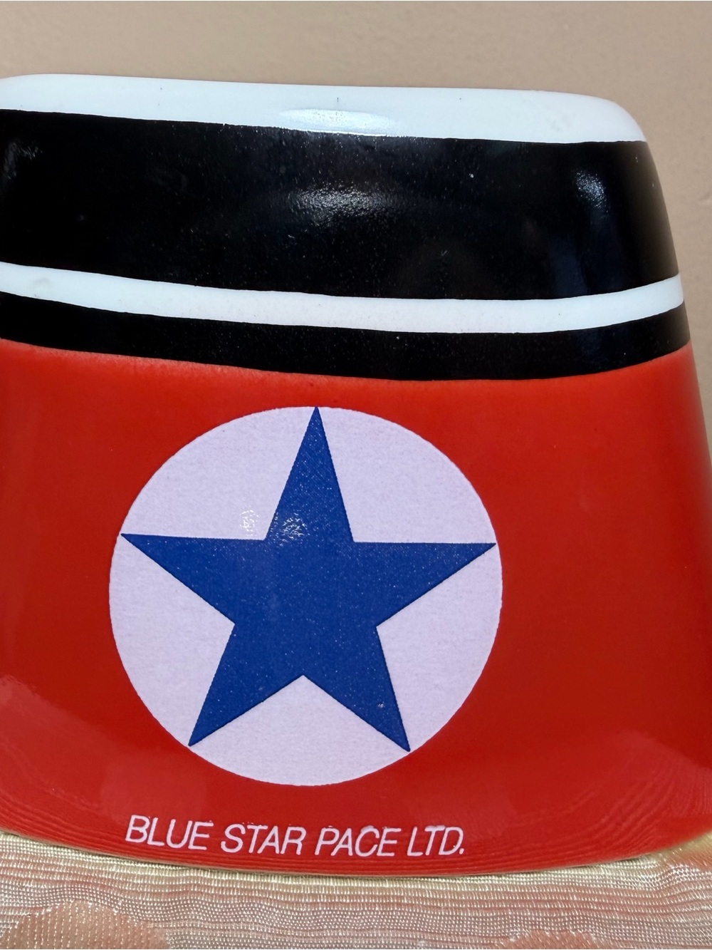 Blue Star Pace LTD vase/Vintage ocean liner memorabilia